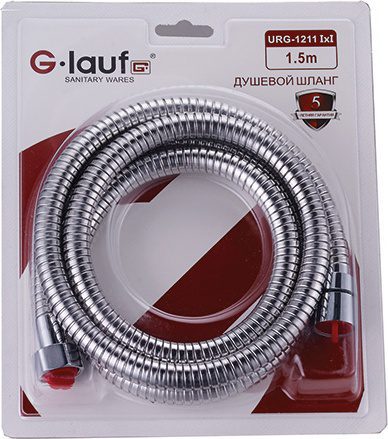 Шланг душевой G.LAUF 150 см (URG-1211150) купить в Мастак Шланг душевой G.LAUF 150 см (URG-1211150) купить в сети строительных магазинов Мастак