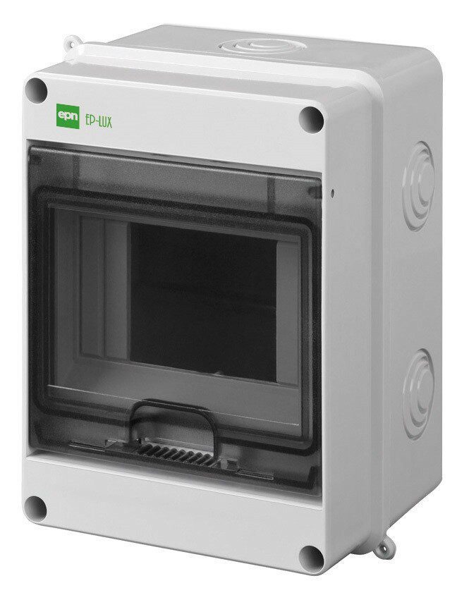 Бокс распределительный навесной 5 модулей ELEKTRO-PLAST Ep-Lux Plus (1951) купить в Мастак Бокс распределительный навесной 5 модулей ELEKTRO-PLAST Ep-Lux Plus (1951) купить в сети строительных магазинов Мастак