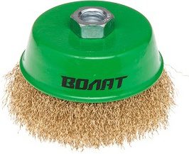 Щетка для УШМ чашка гофра 100 мм M14 ВОЛАТ (81030-100) купить в Мастак Щетка для УШМ чашка гофра 100 мм M14 ВОЛАТ (81030-100) купить в сети строительных магазинов Мастак