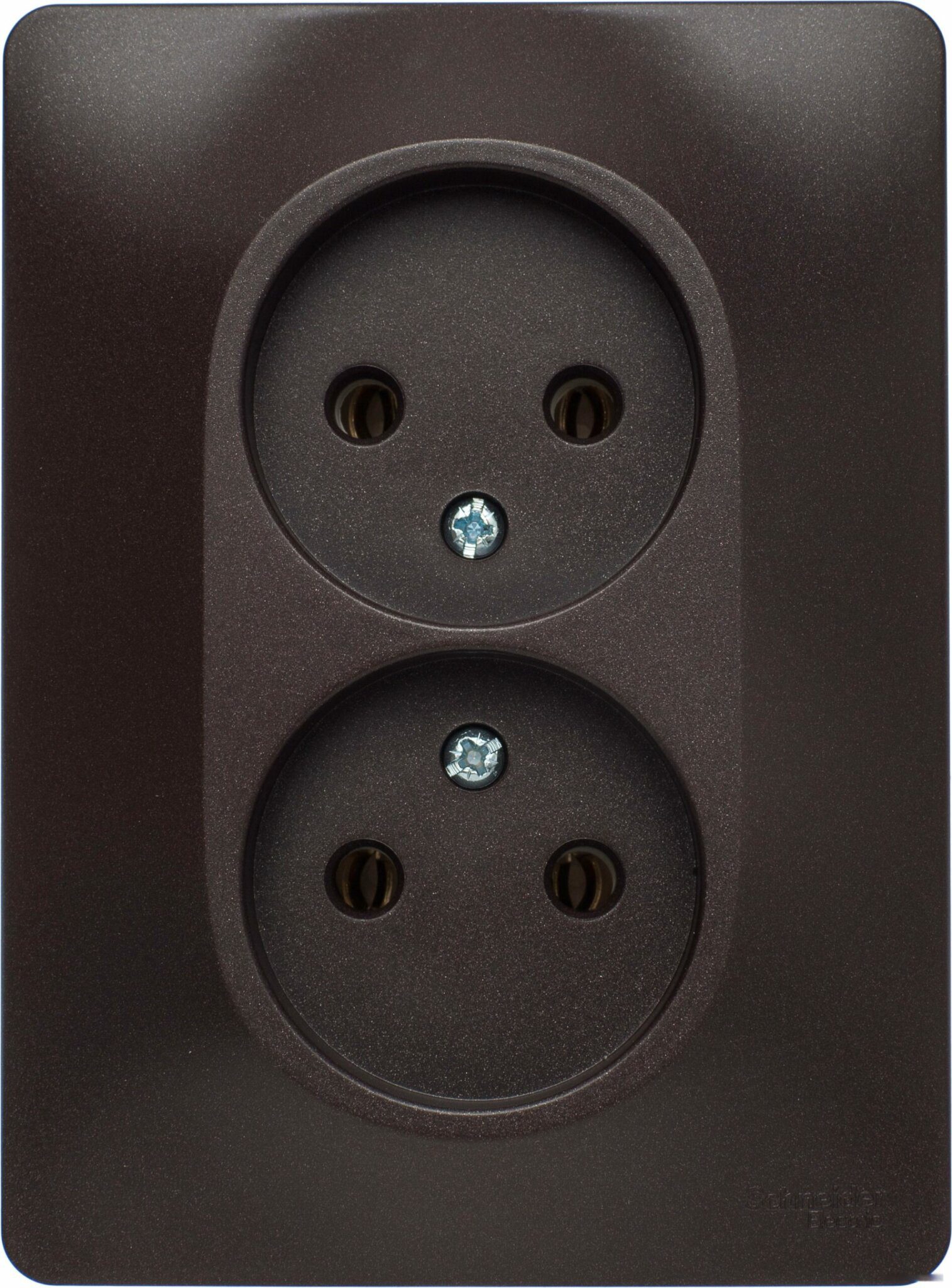 Розетка двойная скрытая SCHNEIDER ELECTRIC Glossa шоколад (GSL000820) купить в Мастак Розетка двойная скрытая SCHNEIDER ELECTRIC Glossa шоколад (GSL000820) купить в сети строительных магазинов Мастак