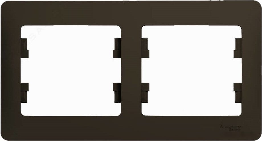 Рамка двухместная SCHNEIDER ELECTRIC Glossa горизонтальная шоколад (GSL000802) купить в Мастак Рамка двухместная SCHNEIDER ELECTRIC Glossa горизонтальная шоколад (GSL000802) купить в сети строительных магазинов Мастак