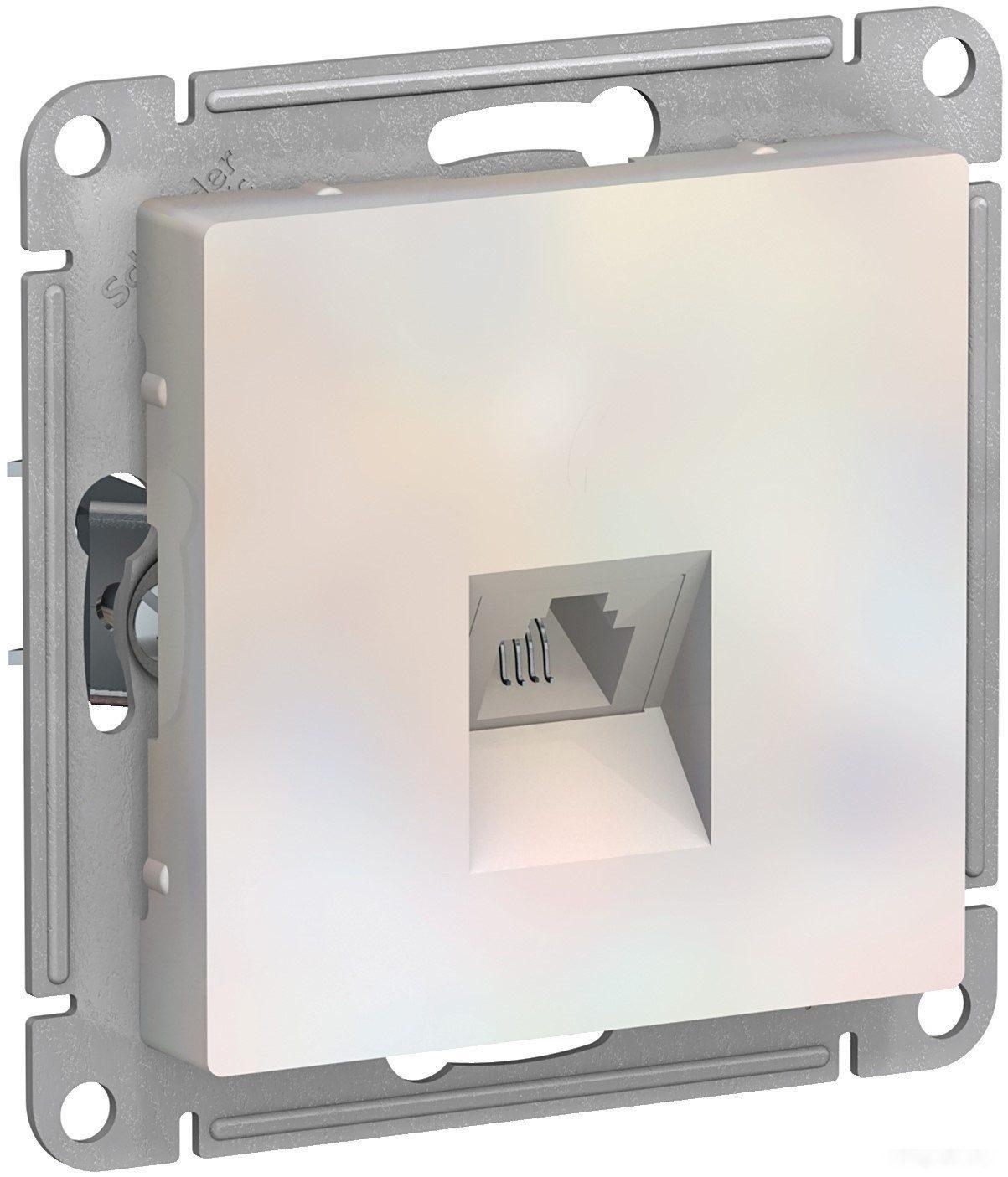 Розетка телефонная SCHNEIDER ELECTRIC AtlasDesign жемчуг (ATN000481) купить в Мастак Розетка телефонная SCHNEIDER ELECTRIC AtlasDesign жемчуг (ATN000481) купить в сети строительных магазинов Мастак