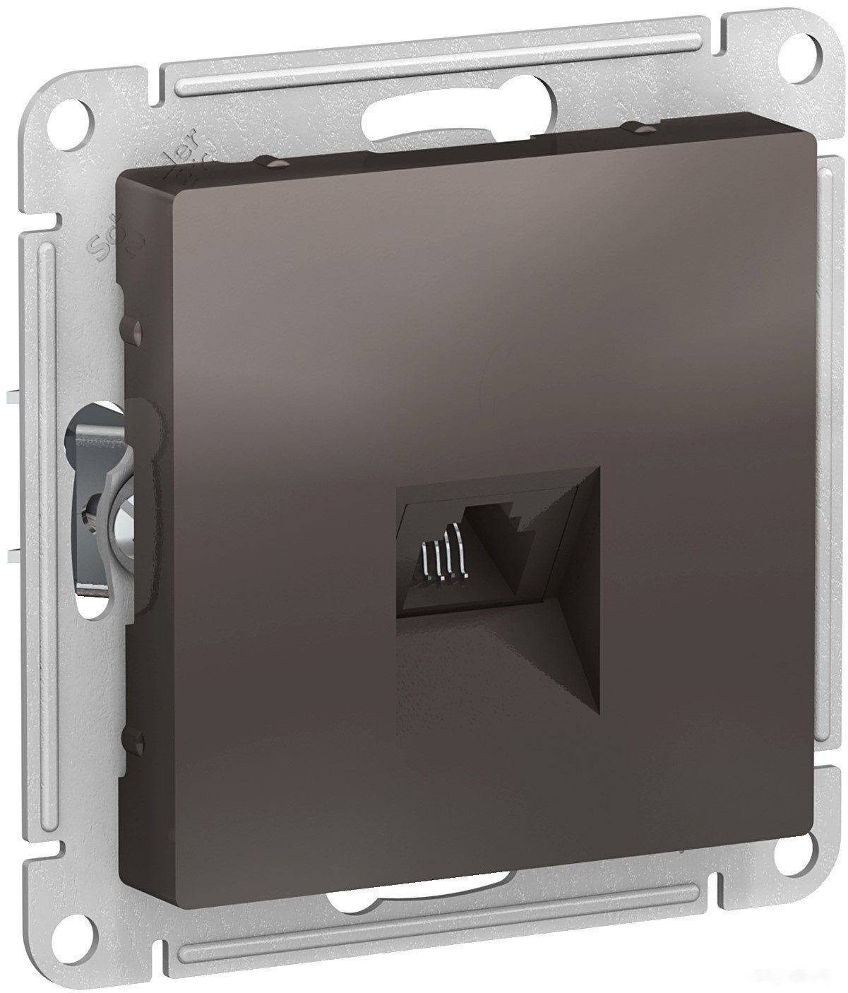 Розетка телефонная SCHNEIDER ELECTRIC AtlasDesign мокко (ATN000681) купить в Мастак Розетка телефонная SCHNEIDER ELECTRIC AtlasDesign мокко (ATN000681) купить в сети строительных магазинов Мастак