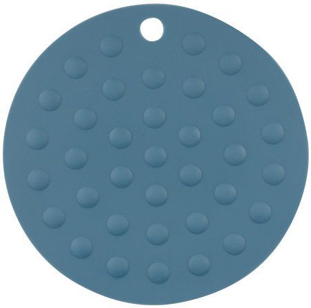 Коврик под горячее круглый PERFECTO LINEA серо-голубой (23-006118) купить в Мастак Коврик под горячее круглый PERFECTO LINEA серо-голубой (23-006118) купить в сети строительных магазинов Мастак