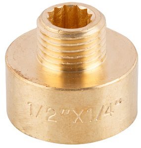 Переход латунный внутренняя-наружная 1/2"X1/4" AV ENGINEERING (AVE304001) купить в Мастак Переход латунный внутренняя-наружная 1/2"X1/4" AV ENGINEERING (AVE304001) купить в сети строительных магазинов Мастак
