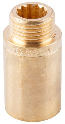 Удлинитель латунный внутренняя-наружная 1/2"X40 мм AV ENGINEERING (AVE301005) купить в Мастак Удлинитель латунный внутренняя-наружная 1/2"X40 мм AV ENGINEERING (AVE301005) купить в сети строительных магазинов Мастак