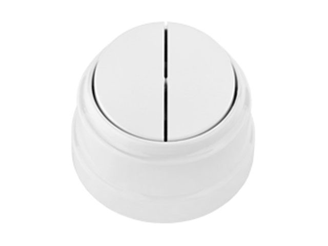 Выключатель двухклавишный наружный BYLECTRICA Ретро белый (А510-2202) купить в Мастак Выключатель двухклавишный наружный BYLECTRICA Ретро белый (А510-2202) купить в сети строительных магазинов Мастак