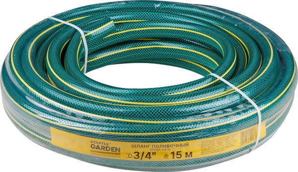 Шланг поливочный STARTUL Garden 3/4" 15 м (ST6201-3/4-15) купить в Мастак Шланг поливочный STARTUL Garden 3/4" 15 м (ST6201-3/4-15) купить в сети строительных магазинов Мастак
