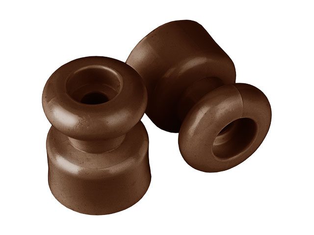Изолятор для ретро провода BYLECTRICA коричневый 10 штук (ЮЛИГ.757522.014кор) купить в Мастак Изолятор для ретро провода BYLECTRICA коричневый 10 штук (ЮЛИГ.757522.014кор) купить в сети строительных магазинов Мастак