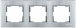 Рамка трехместная MUTLUSAN Rita серебро (2220 800 1382) купить в сети строительных магазинов Мастак