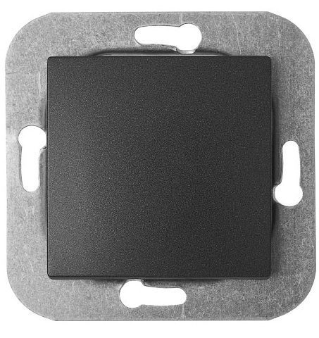 Выключатель одноклавишный скрытый BYLECTRICA Уют графит (С110-550гр) купить в Мастак Выключатель одноклавишный скрытый BYLECTRICA Уют графит (С110-550гр) купить в сети строительных магазинов Мастак