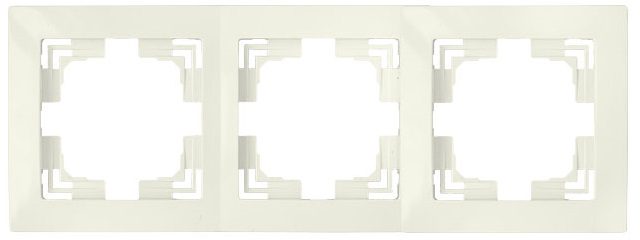 Рамка трехместная BYLECTRICA Уют бежевая (ЮЛИГ.735212.281-40бе) купить в Мастак Рамка трехместная BYLECTRICA Уют бежевая (ЮЛИГ.735212.281-40бе) купить в сети строительных магазинов Мастак