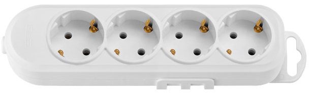 Колодка розеточная 4 гнезда BYLECTRICA белая (Р16-9182) купить в Мастак Колодка розеточная 4 гнезда BYLECTRICA белая (Р16-9182) купить в сети строительных магазинов Мастак