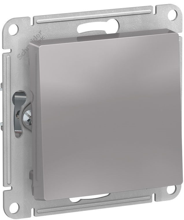 Выключатель одноклавишный скрытый SCHNEIDER ELECTRIC AtlasDesign алюминий (ATN000311) купить в Мастак Выключатель одноклавишный скрытый SCHNEIDER ELECTRIC AtlasDesign алюминий (ATN000311) купить в сети строительных магазинов Мастак