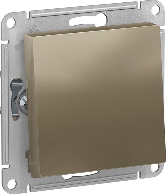 Выключатель одноклавишный проходной скрытый SCHNEIDER ELECTRIC AtlasDesign шампань (ATN000561) купить в Мастак Выключатель одноклавишный проходной скрытый SCHNEIDER ELECTRIC AtlasDesign шампань (ATN000561) купить в сети строительных магазинов Мастак