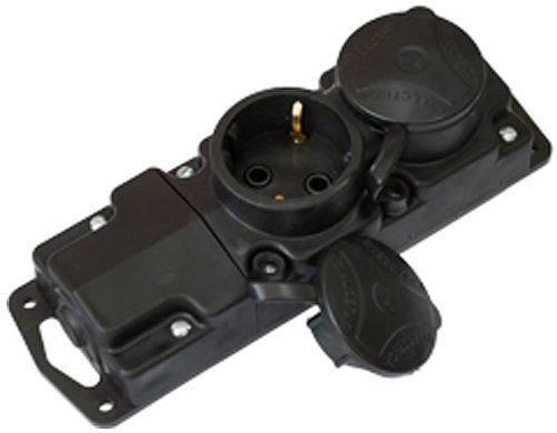 Розетка переносная двойная BYLECTRICA (Р16-764) купить в Мастак Розетка переносная двойная BYLECTRICA (Р16-764) купить в сети строительных магазинов Мастак