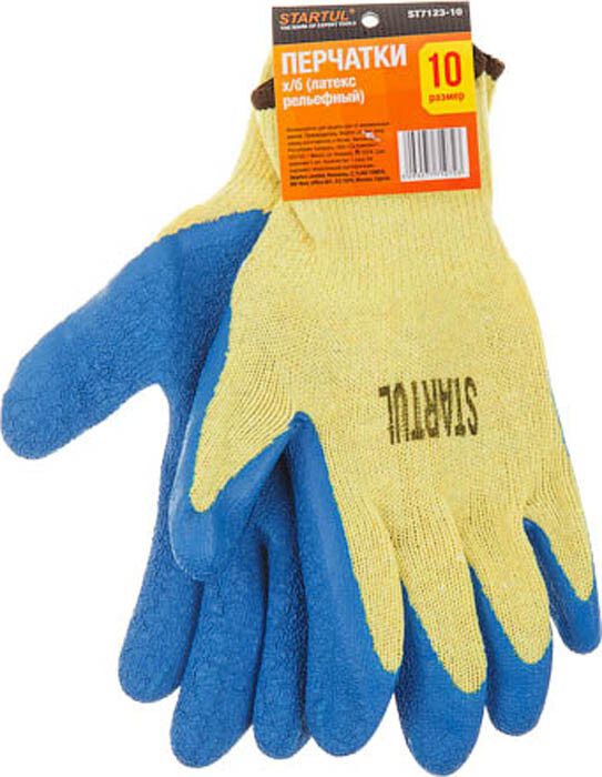 Перчатки хлопчатобумажные с латексным рельефным покрытием STARTUL размер 10 (ST7123-10) купить в Мастак Перчатки хлопчатобумажные с латексным рельефным покрытием STARTUL размер 10 (ST7123-10) купить в сети строительных магазинов Мастак