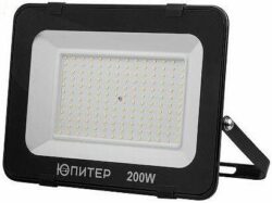 Прожектор светодиодный JP1220 200 Вт 6500K ЮПИТЕР (JP1220-200) купить в сети строительных магазинов Мастак