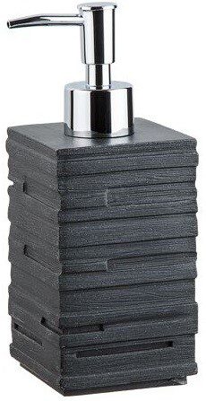 Дозатор для жидкого мыла PERFECTO LINEA Weathered Sand черный (35-151101) купить в Мастак Дозатор для жидкого мыла PERFECTO LINEA Weathered Sand черный (35-151101) купить в сети строительных магазинов Мастак