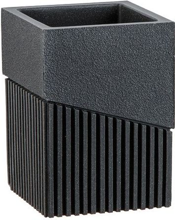 Стакан PERFECTO LINEA Element черный (35-618303) купить в Мастак Стакан PERFECTO LINEA Element черный (35-618303) купить в сети строительных магазинов Мастак