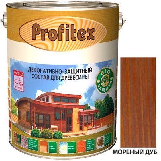 Пропитка PROFITEX Мореный дуб 3 л купить в Мастак Пропитка PROFITEX Мореный дуб 3 л купить в сети строительных магазинов Мастак