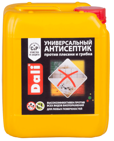 Антисептик DALI Универсальный 5 л купить в Мастак Антисептик DALI Универсальный 5 л купить в сети строительных магазинов Мастак
