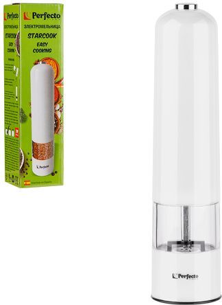 Мельница для специй электрическая PERFECTO LINEA Starcook белая (39-522231) купить в Мастак Мельница для специй электрическая PERFECTO LINEA Starcook белая (39-522231) купить в сети строительных магазинов Мастак