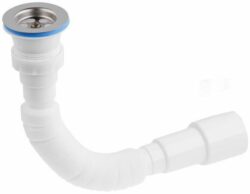 Сифон гофрированный выпуск D64 гибкая труба 1 1/2"х40/50 AV ENGINEERING (AVE129781) купить в сети строительных магазинов Мастак