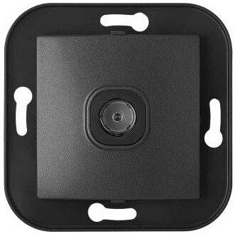 Розетка телевизионная BYLECTRICA Уют графит (ТР-047гр) купить в Мастак Розетка телевизионная BYLECTRICA Уют графит (ТР-047гр) купить в сети строительных магазинов Мастак