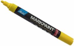 Маркер перманентный на основе жидкой краски MARKAL Markpaint желтый (97521) купить в сети строительных магазинов Мастак