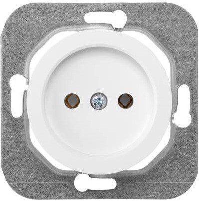 Розетка скрытая BYLECTRICA Прованс белая (РС16-1401) купить в Мастак Розетка скрытая BYLECTRICA Прованс белая (РС16-1401) купить в сети строительных магазинов Мастак