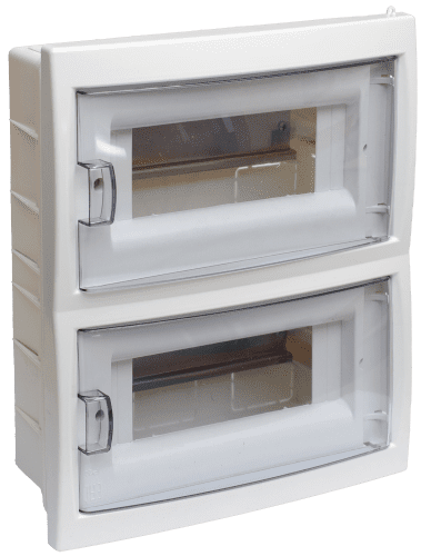 Бокс распределительный встраиваемый 16 модулей BYLECTRICA КНС-16Д купить в Мастак Бокс распределительный встраиваемый 16 модулей BYLECTRICA КНС-16Д купить в сети строительных магазинов Мастак