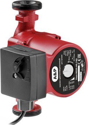 Насос циркуляционный A&P Titan-RS25-40-180 (AP118T005) купить в Мастак Насос циркуляционный A&P Titan-RS25-40-180 (AP118T005) купить в сети строительных магазинов Мастак