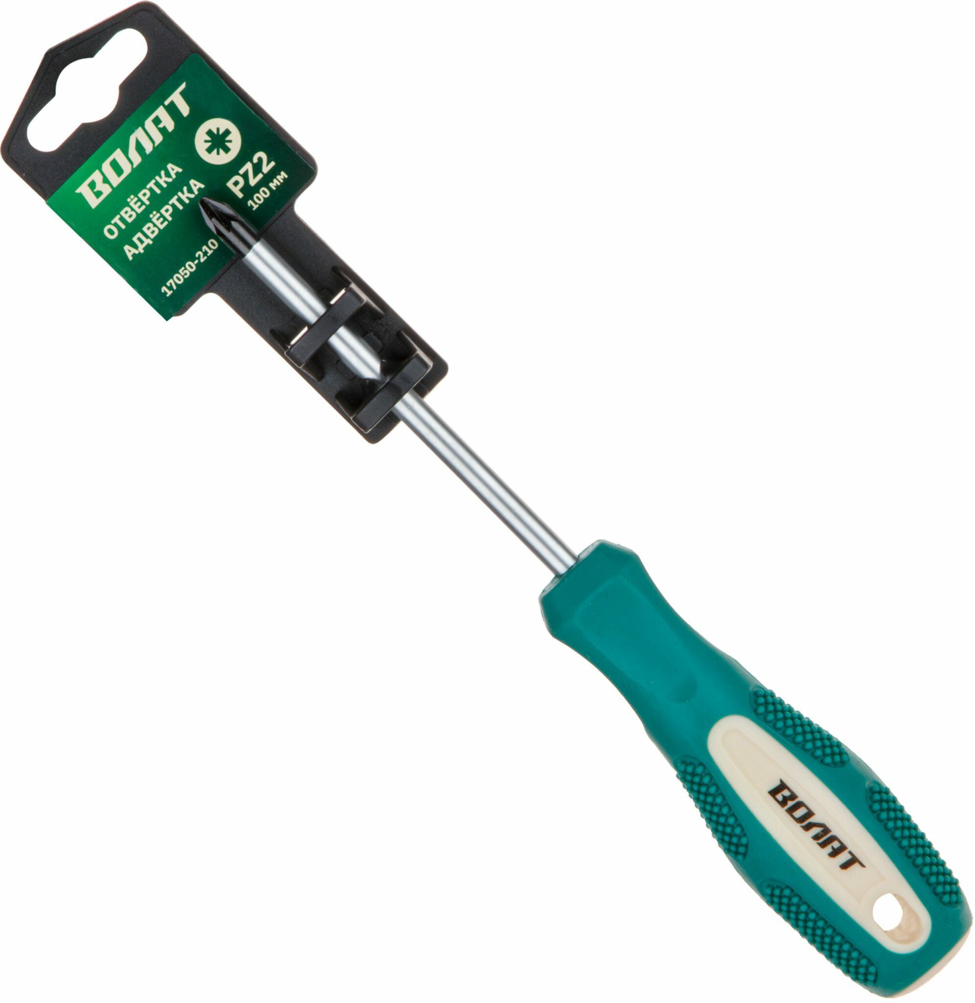 Отвертка крестовая PZ2 ВОЛАТ (17050-210) купить в Мастак Отвертка крестовая PZ2 ВОЛАТ (17050-210) купить в сети строительных магазинов Мастак