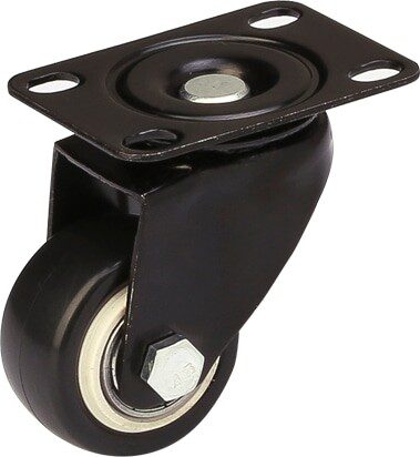 Колесо мебельное усиленное STARFIX d40 мм с поворотной площадкой (SMF-18000) купить в Мастак Колесо мебельное усиленное STARFIX d40 мм с поворотной площадкой (SMF-18000) купить в сети строительных магазинов Мастак