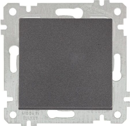 Выключатель одноклавишный скрытый MUTLUSAN Rita дымчатый (2200 401 0295) купить в Мастак Выключатель одноклавишный скрытый MUTLUSAN Rita дымчатый (2200 401 0295) купить в сети строительных магазинов Мастак