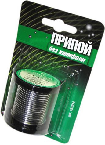 Припой ВЕКТА ПОС-61 без канифоли 2 мм катушка 100 г в блистере (191014) купить в Мастак Припой ВЕКТА ПОС-61 без канифоли 2 мм катушка 100 г в блистере (191014) купить в сети строительных магазинов Мастак