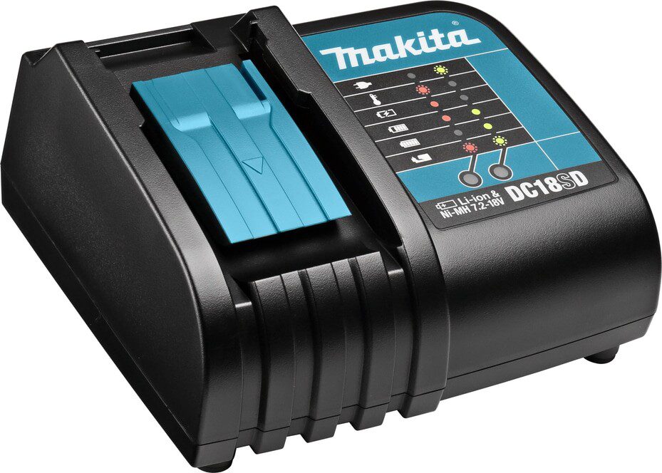 Зарядное устройство MAKITA DC 18 SD (197006-8) купить в Мастак Зарядное устройство MAKITA DC 18 SD (197006-8) купить в сети строительных магазинов Мастак