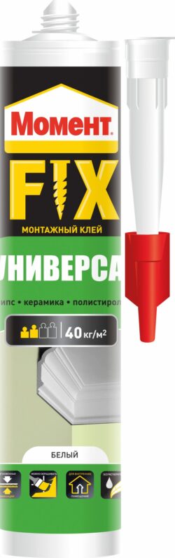 Клей монтажный МОМЕНТ FIX Универсал 380 г (2124747) купить в сети строительных магазинов Мастак