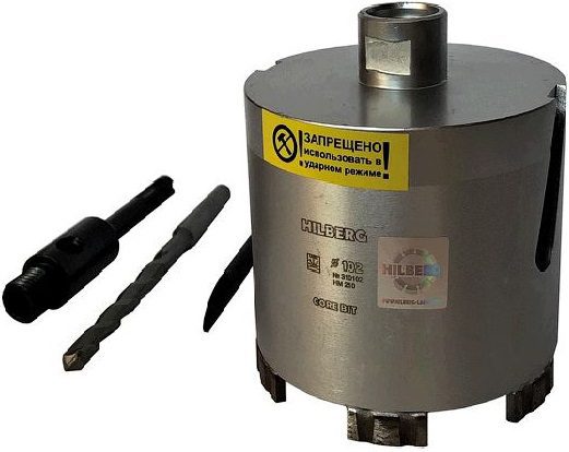 Коронка алмазная d 102 мм HILBERG Laser железобетон (HM210) купить в Мастак Коронка алмазная d 102 мм HILBERG Laser железобетон (HM210) купить в сети строительных магазинов Мастак