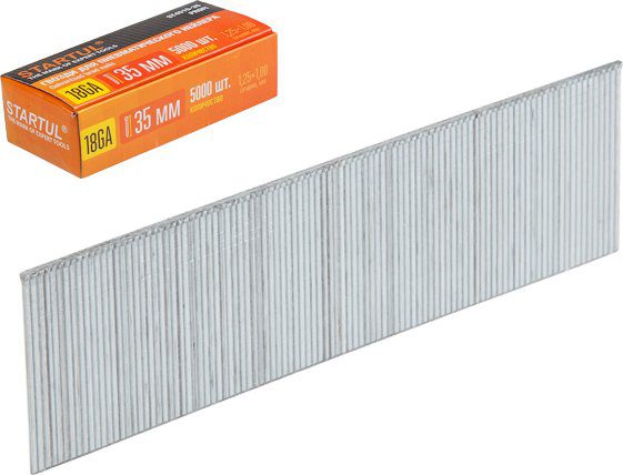 Гвозди 35 мм тип 18GA 5000 штук STARTUL Profi (ST4515-35) купить в Мастак Гвозди 35 мм тип 18GA 5000 штук STARTUL Profi (ST4515-35) купить в сети строительных магазинов Мастак