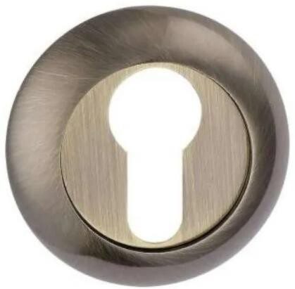 Накладка дверная на цилиндр LOCKIT круглая AB бронза купить в Мастак Накладка дверная на цилиндр LOCKIT круглая AB бронза купить в сети строительных магазинов Мастак