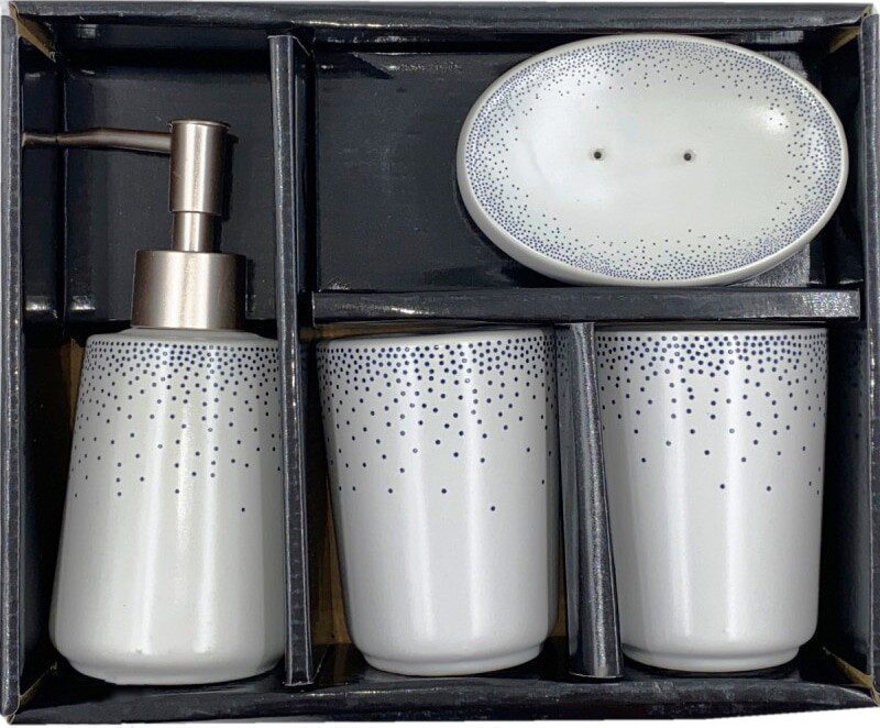 Набор аксессуаров для ванной DOMINADO (21-200) купить в Мастак Набор аксессуаров для ванной DOMINADO (21-200) купить в сети строительных магазинов Мастак