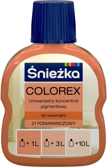 Колер SNIEZKA Colorex №21 оранжевый 0 Колер SNIEZKA Colorex №21 оранжевый 0