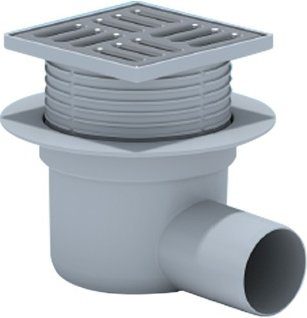 Трап с горизонтальным отводом D 50 TA5602 решетка нержавеющая сталь 100х100 мм серый РосТурПласт (11407) купить в Мастак Трап с горизонтальным отводом D 50 TA5602 решетка нержавеющая сталь 100х100 мм серый РосТурПласт (11407) купить в сети строительных магазинов Мастак