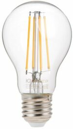 Лампа светодиодная филаментная E27 ЮПИТЕР А60 8 Вт 4000К (JP6001-04) купить в сети строительных магазинов Мастак