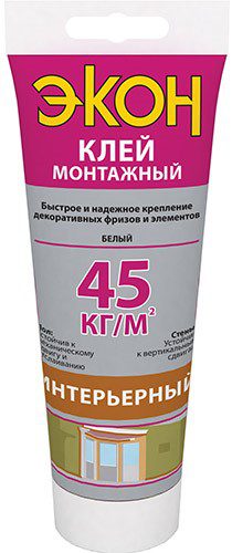 Клей монтажный ЭКОН Интерьерный 200 г (1378330) купить в сети строительных магазинов Мастак