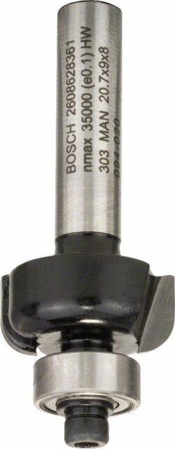 Фреза по дереву кромочная галтельная 20