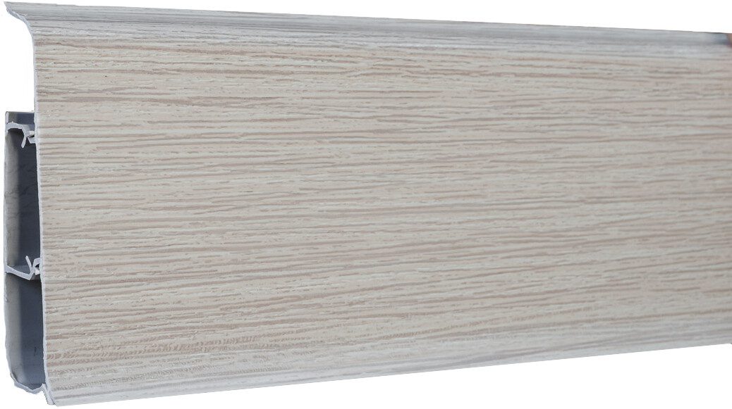 Плинтус напольный ПВХ IDEAL Деконика 85 мм 2 Плинтус напольный ПВХ IDEAL Деконика 85 мм 2