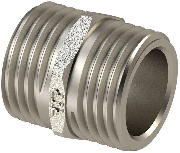 Ниппель латунный 1 1/2" с наружной резьбой РосТурПласт (29282) купить в Мастак Ниппель латунный 1 1/2" с наружной резьбой РосТурПласт (29282) купить в сети строительных магазинов Мастак